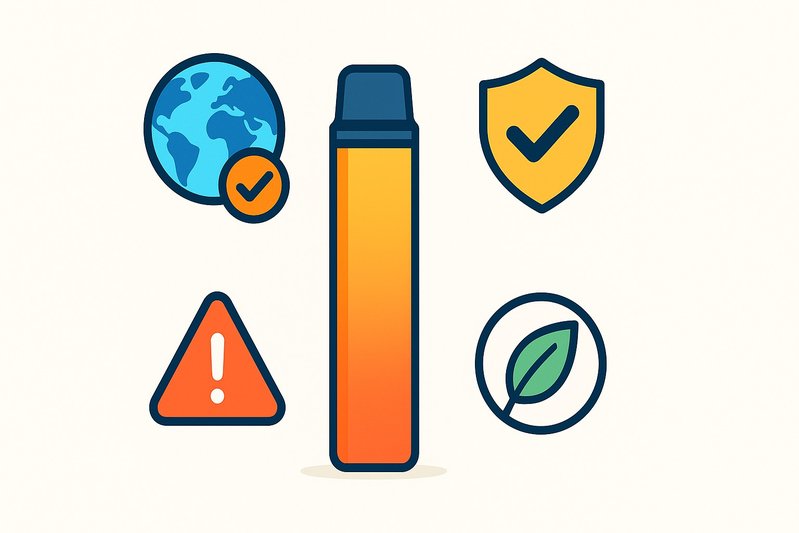Navigating Compliance: How Global Standards Shape Disposable Vape Designs