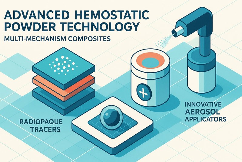 Catechol‑Composites, Radiopaque Tracers, and Aerosol Standards: The Next Decade of Hemostatic Powder Innovation